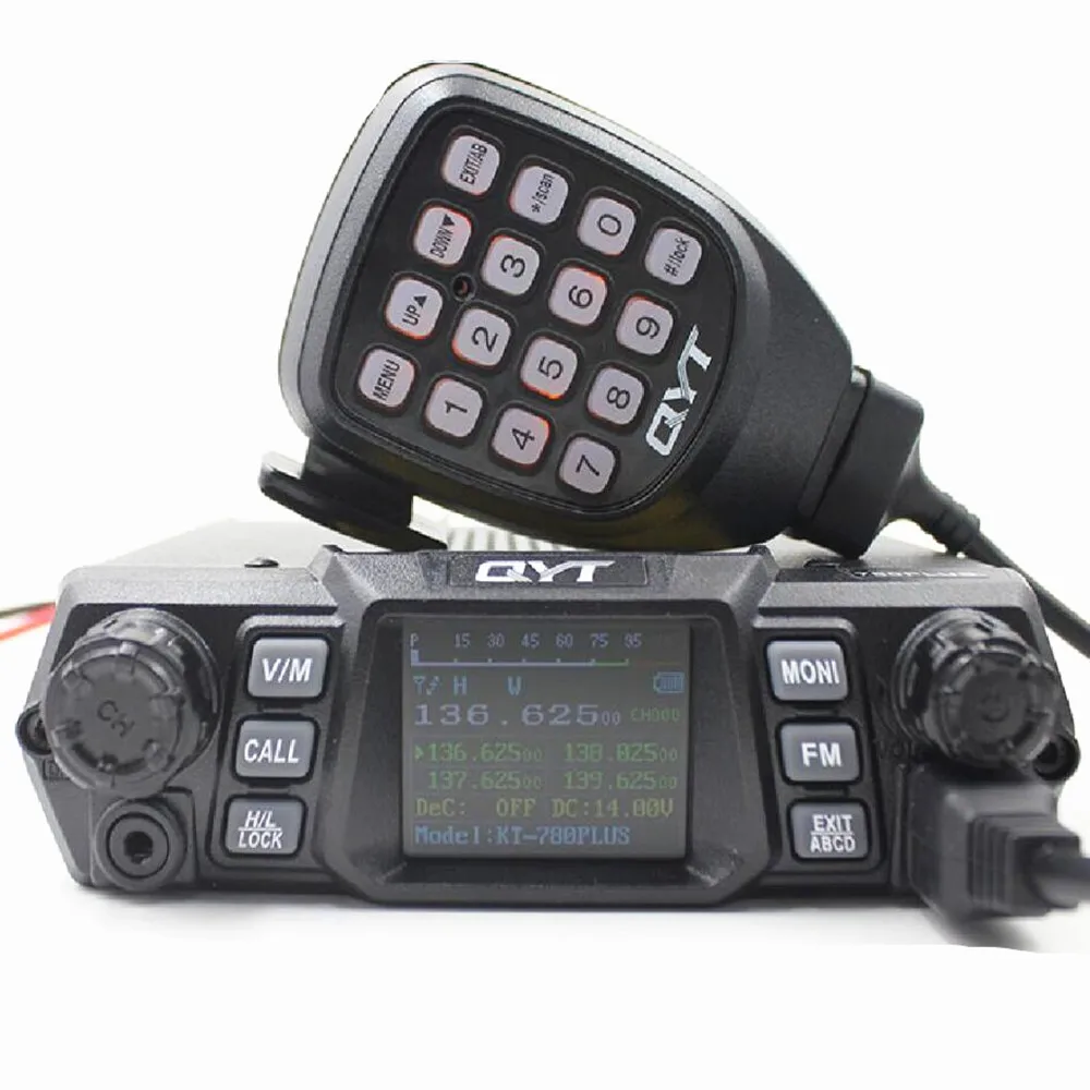 100 Вт Супер высокая мощность QYT KT 780 Plus VHF136 174mhz автомобильное радио/мобильный