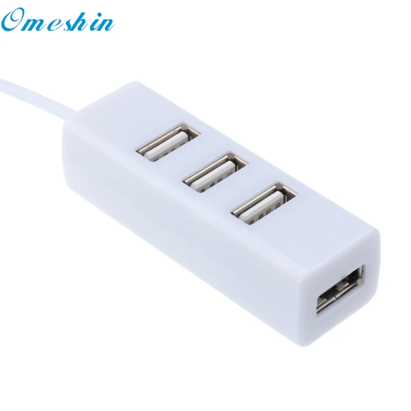 4 портовый сплиттер концентратор адаптер мини USB 2 0 высокоскоростной для ПК