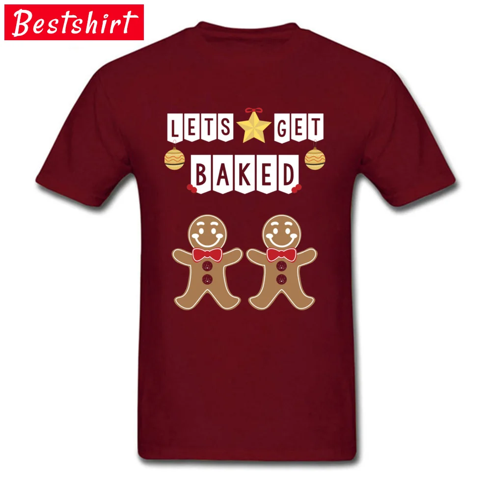 Casual 100% Cotton T Shirt for Men Fitness Tight T-Shirt Normal 2018 Discount Round Neck T-Shirt Short Sleeve Top Quality Lets Get Baked Ugly Christmas Sweater 17852 maroon