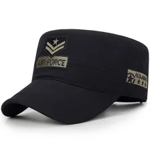 Классическая винтажная Кепка с плоским верхом из хлопка, регулируемые плотные колпачки, камуфляжная кепка для тренировок, уличные защитные шапки