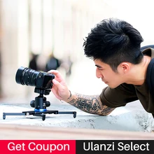 Ulanzi Camera Video Stabilizer System Camera Travel Track Dolly Slider Low Angle Shooting Tripod for Canon Nikon DSLR Camera