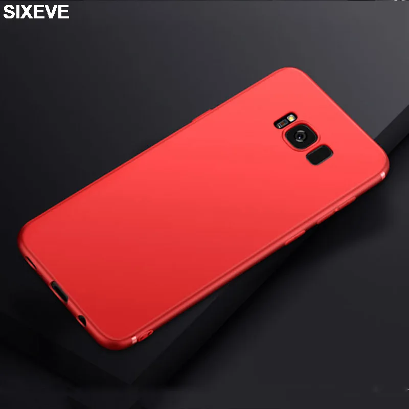 Модный однотонный Мягкий чехол из ТПУ для Samsung Galaxy S7 Edge S6 Plus S9 S8 тонкий матовый