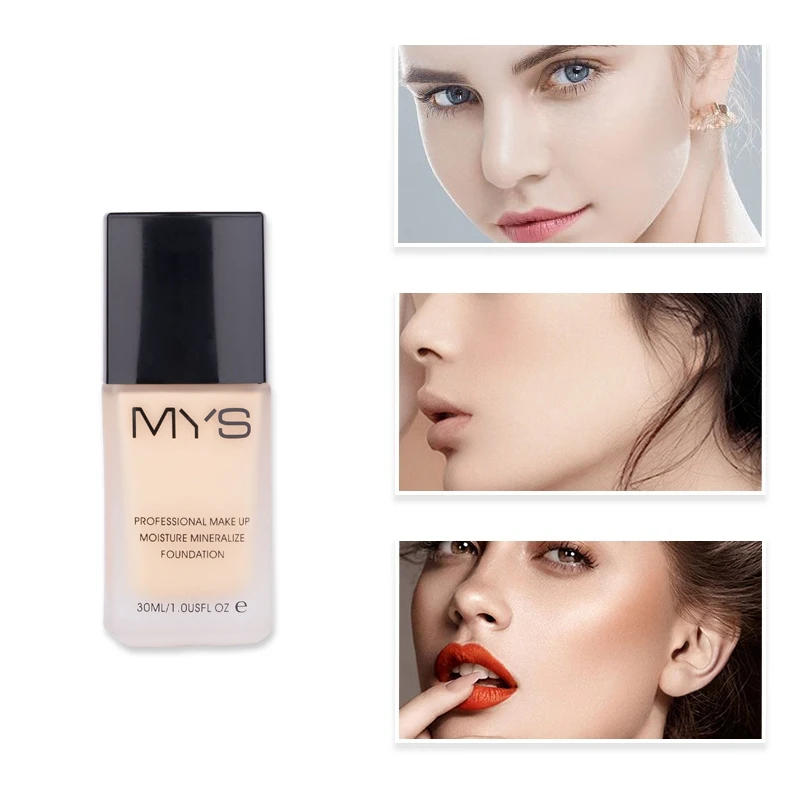 

New 6 Colors Moisturizing Liquid Foundation Face Makeup Brightening Base Make Up Concealer Cosmetics Beauty