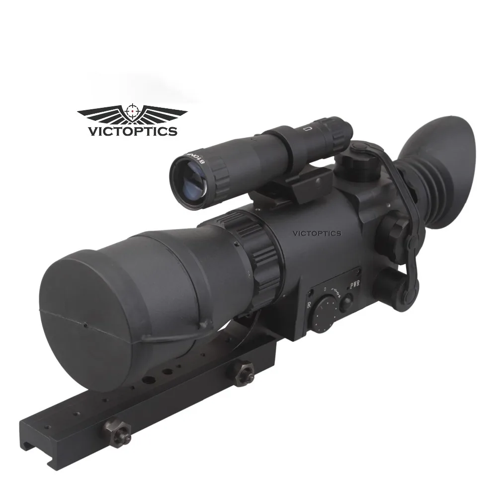VictOptics 2 5x50 Монокуляр прицел ночного видения для охоты ночной съемки с 9 уровнями