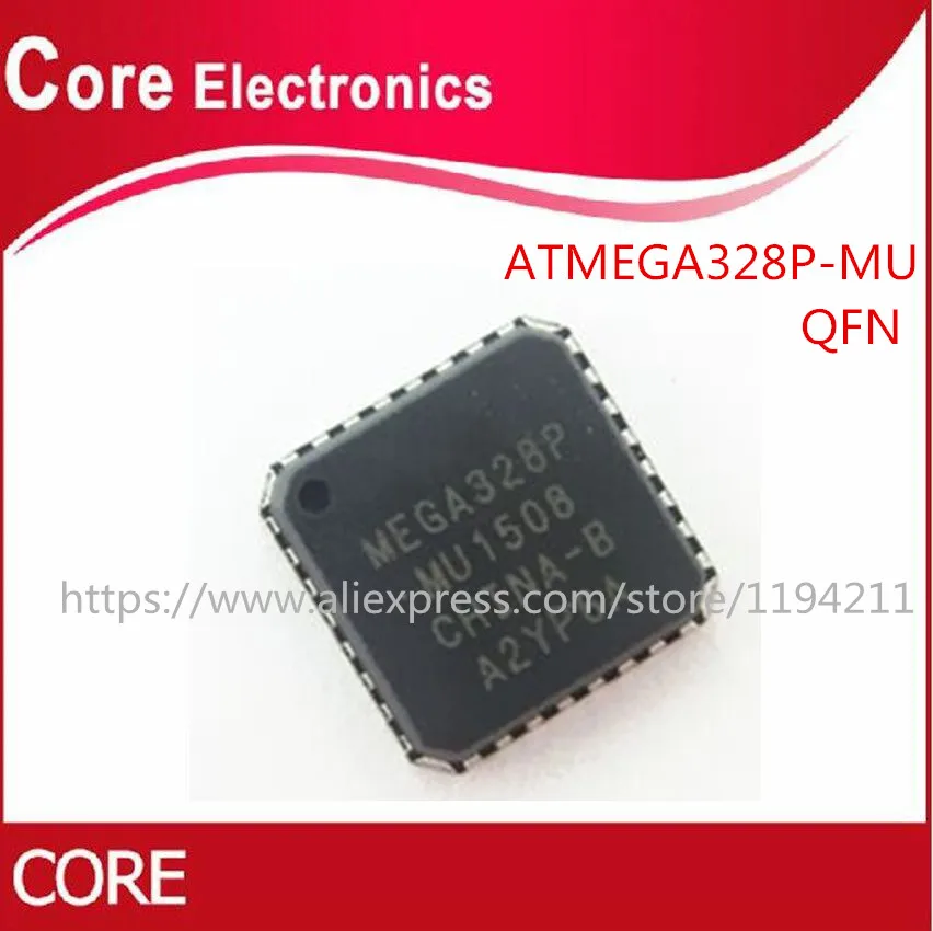 5 шт./лот ATMEGA328P MU MEGA328P ATMEGA328 328P QFN|Интегральные схемы| |