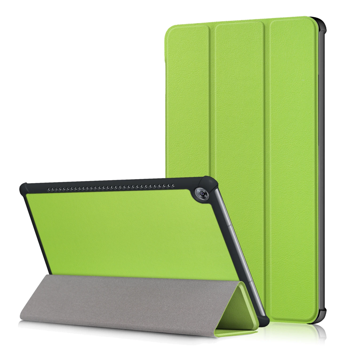 Чехол для huawei MediaPad T5 10 10," дюймов AGS2-W09/L09/L03/W19 Премиум кожаный чехол-книжка на магните чехол - Цвет: Green