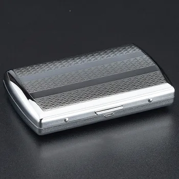 

Stainless Steel Creativity Male Cigarette Case Can Hold 12 Cigarettes Gift