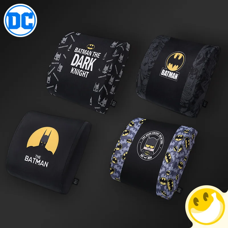 DC Comics Memory Cotton Back Pain Relief Lumbar Seat Support Batman Justice League for Office Chair