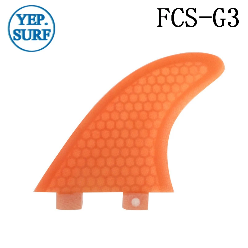 Серфинг FCS плавники G3 Размеры сотовой стекловолокно плавник 4 цвета Surf quilhas FCS G3 плавники доски для серфинга