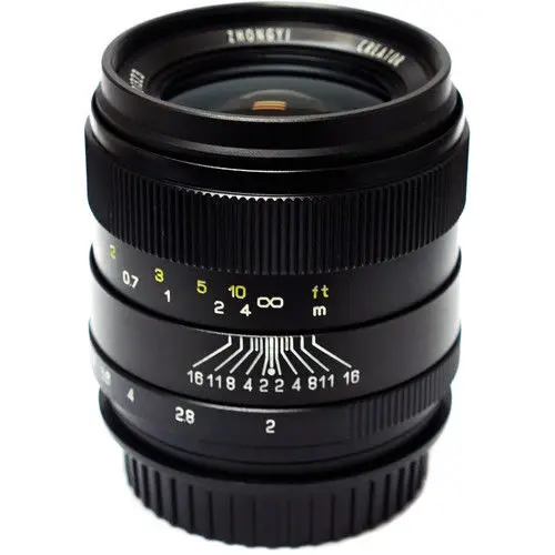 

Mitakon Zhongyi Creator 35mm f/2 Lens for Canon EOS EF, Nikon F, Pentax K PK, Sony FE E, Sony / Minolta A mount