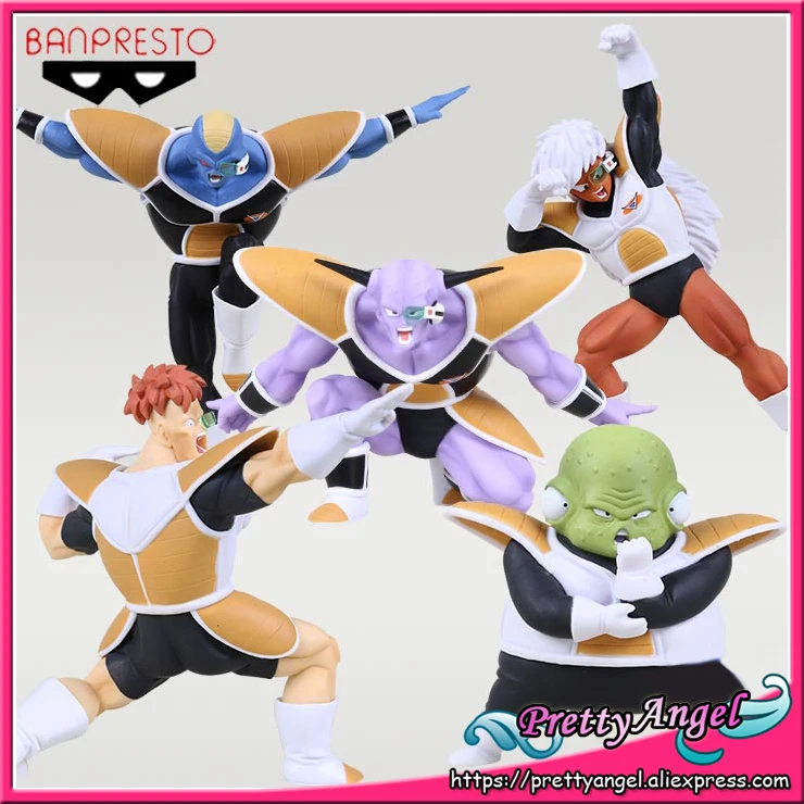 

Original Banpresto Dragon Ball Z DRAMATIC SHOWCASE 2nd Season Set of 5 Pcs Collection Figure - Ginyu Burter Jeice Recoom Guldo