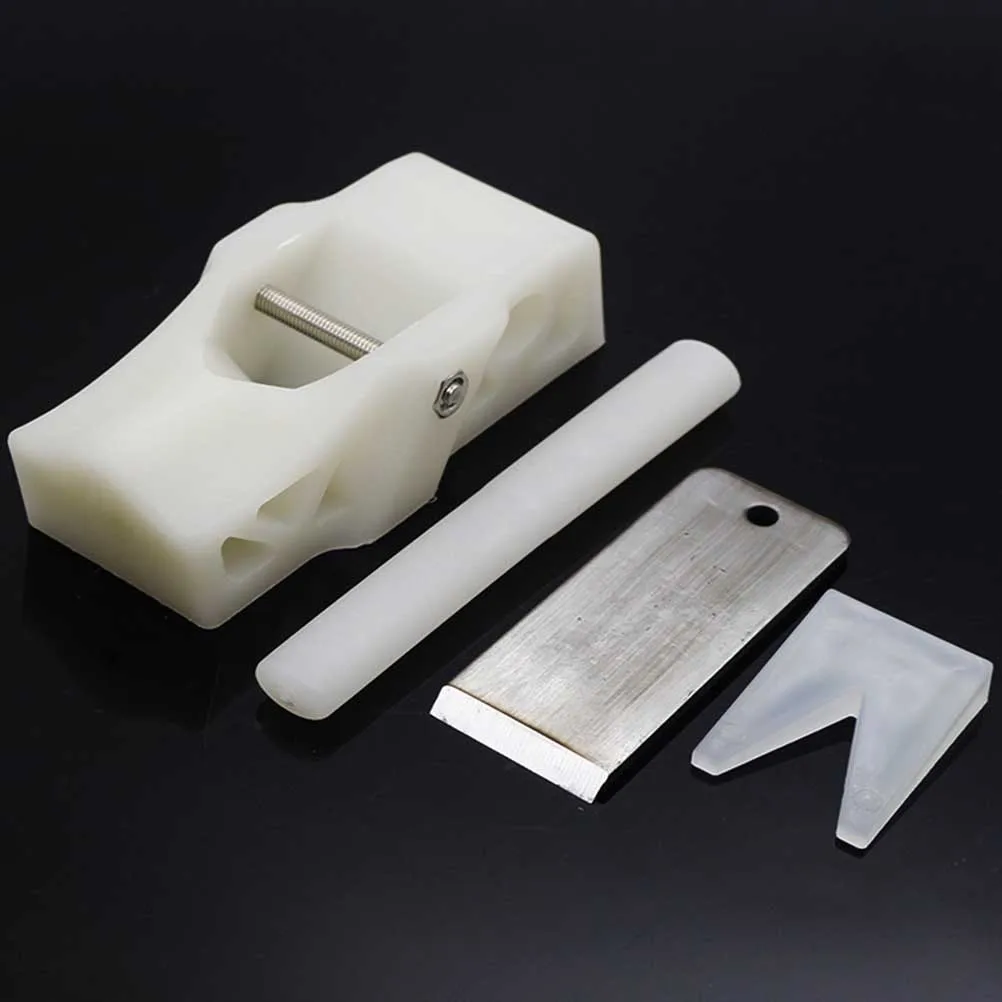 Мини-регулируемый пресс-пресс плоское основание металлическое лезвие поделка из пластмассы полировальный ручной инструмент(белый