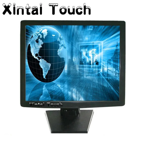 17 &quotрабочий стол 4-проводной резистивный POS сенсорный экран монитор с HDMI DVI VGA вход