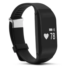 H3 Bluetooth 4.0 IP67 водонепроницаемый OLED Дисплей Smart Watch браслет Heart Rate шагомер (черный)