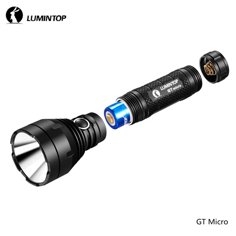 LuminTop GT Micro 1000lm высокомощный светодиодный светильник вспышка s 400m поисковый из