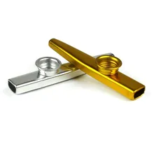 New Arrival High Quality Metal Kazoo Harmonica Mouth Flute Kids Party Gift Kid Musical Instrument Brand New Free Shipping