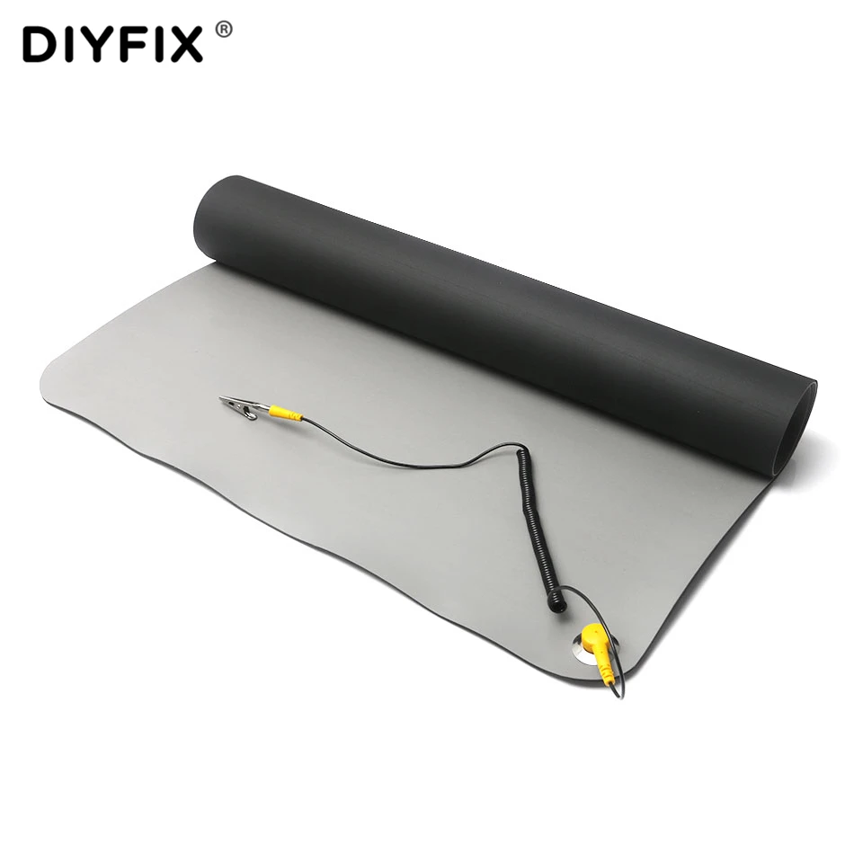 Diyfix 710x500x2mm Antistatic Mat With Ground Wire For Mobile Phone