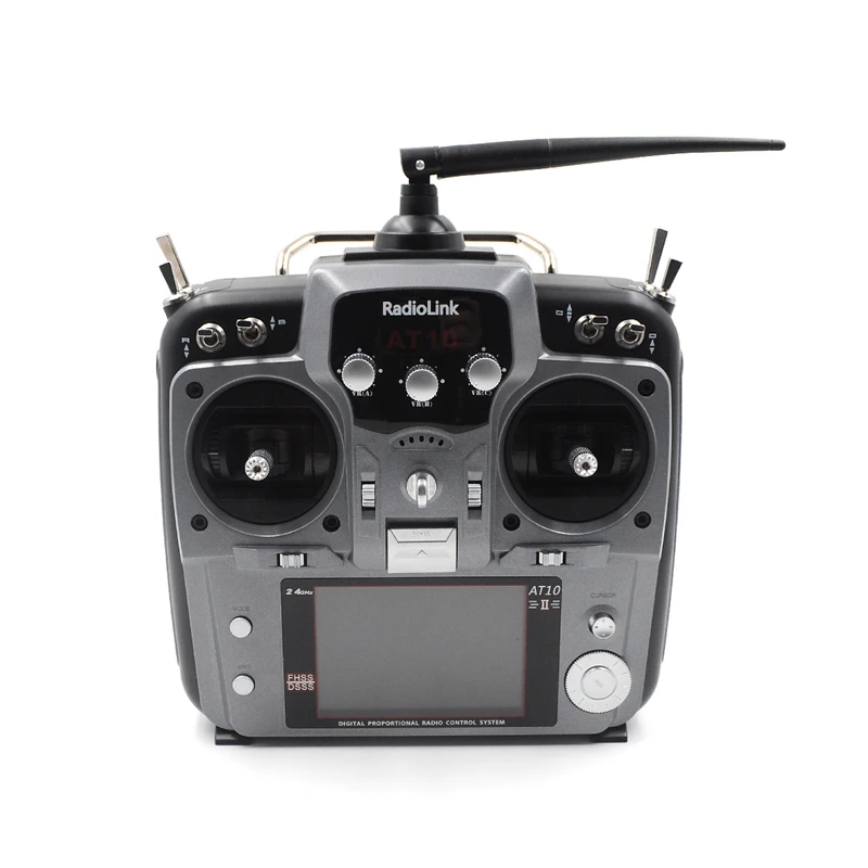 Радиоприемник AT10 II 2,4 ГГц 12CH пульт дистанционного управления с R12DS приемником для радиоуправляемого квадрокоптера вертолет игрушки