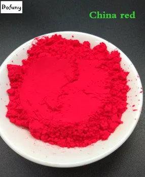 

New Neon China Red Color Nail glitter Fluorescence Pigment Phosphor Powder Fluorescent Paint DIY Soap Pigment 500g/bag