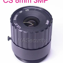 8 мм CS mount 3.0MP F1.6 1/2. " объектив для камеры видеонаблюдения