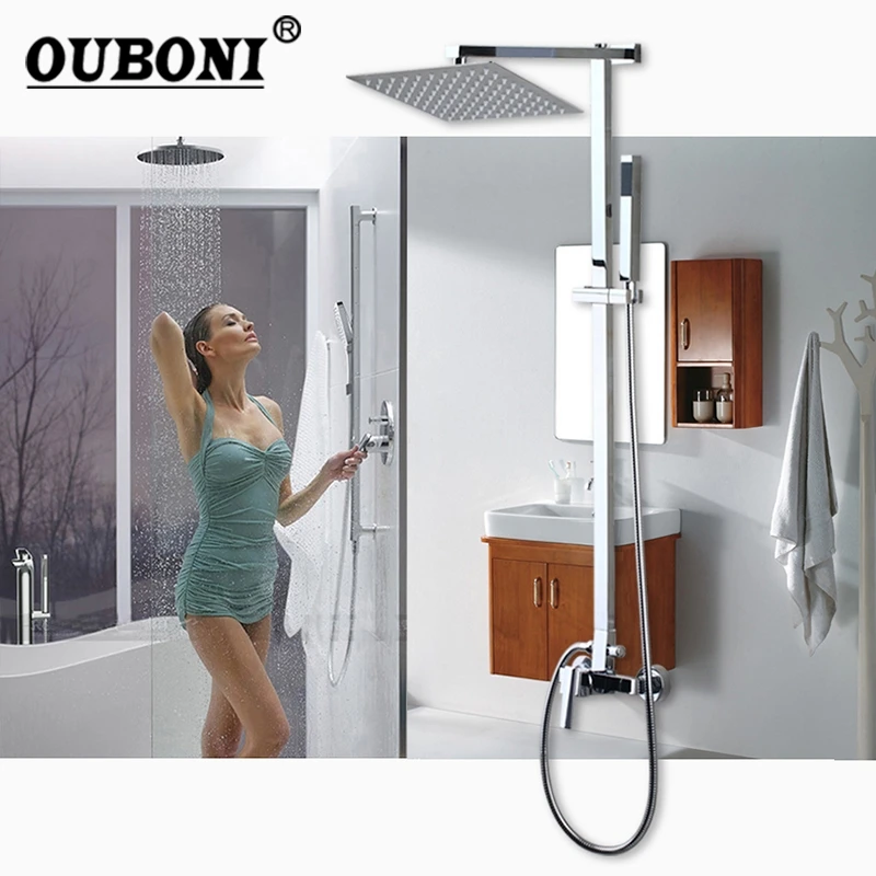 Buy Fast Free Shipping Bathroom Shower Set 8inch Rain