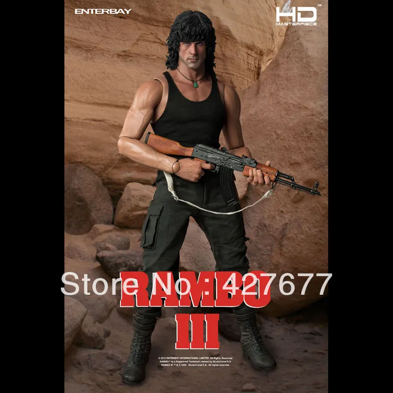 Rambo First Blood 1/4th scale Collectible Figurine Specification Enterbay HD Masterpiece | Игрушки и хобби