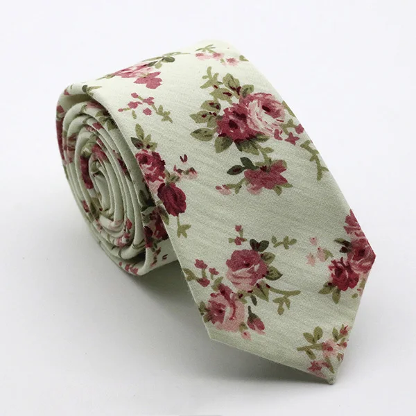 HUISHI дизайн 6 см хлопок тонкий галстук Набор Цветочный платок-галстук и галстук-бабочка Бизнес Свадебная вечеринка печать шеи галстуки для мужчин - Цвет: HS-26