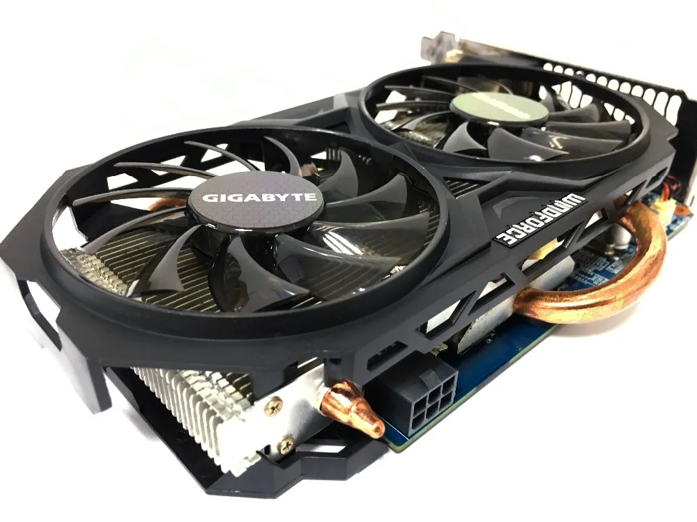 Gigabyte GVI 750TOC 2GI GTX750TI GTX 750TI 2 ГБ 2G D5 DDR5 128 бит ПК настольные видеокарты компьютерные
