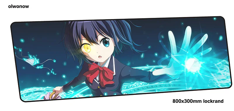 Chuunibyou Демо Кои ga shitai pad мышь computador коврик для мыши 800x300x2 мм padmouse Аниме Коврик для мыши гаджет офис настольные коврики