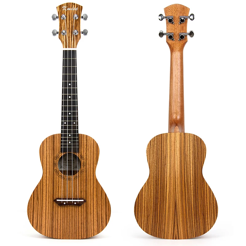 Kmise تينور القيثارة هاواي uke 26 بوصة 18 الحنق zebrawood 4 سلسلة الغيتار المهنية آلة موسيقية