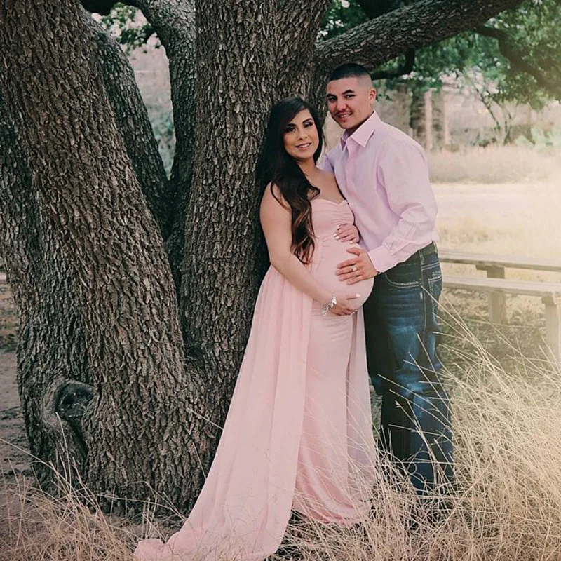 2019 Shoulderless Maternity Dresses For Photo Shoot Maternity Photography Props Pregnancy Dresses For Pregnant Women Clothes