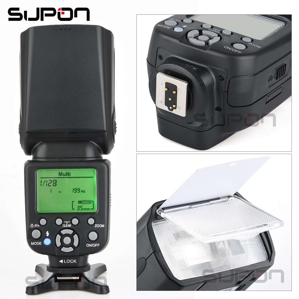 SUPON Triopo TR-982N III ttl вспышка накамерная Speedlite с lcd+ TX G4 2,4G для Nikon d3300/d90/d750/d800/d7000/d7200/d5100/d3200