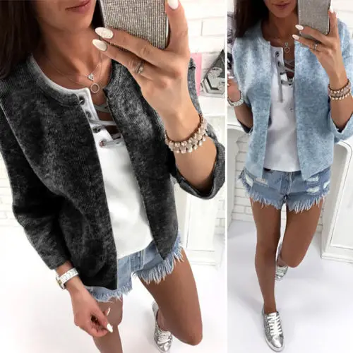 New-Women-Long-Cardigan-Loose-Sweater-Sleeve-Knitted-Outwear-Jacket-Coat