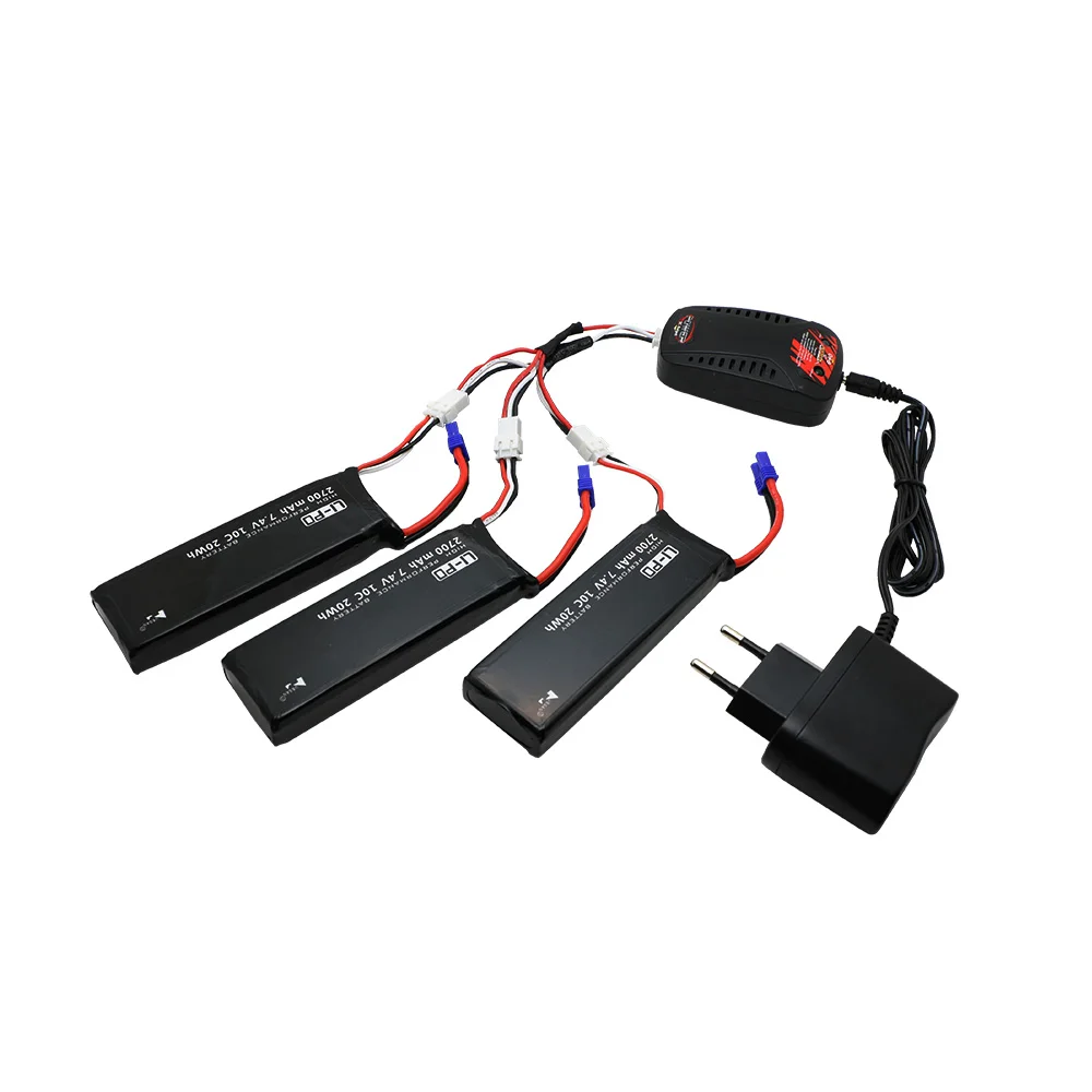Hubsan H501S lipo battery 7 4V 2700mAh 10C Batteies 3pcs with cable for Hubsan H501C font