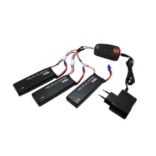 Hubsan H501S lipo battery 7 4V 2700mAh 10C Batteies 3pcs with cable for Hubsan H501C rc