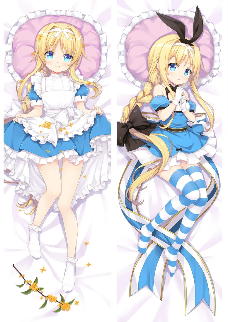 

Sword Art Online SAO Alice Custom Made Decorative Dakimakura Pillowcase18121