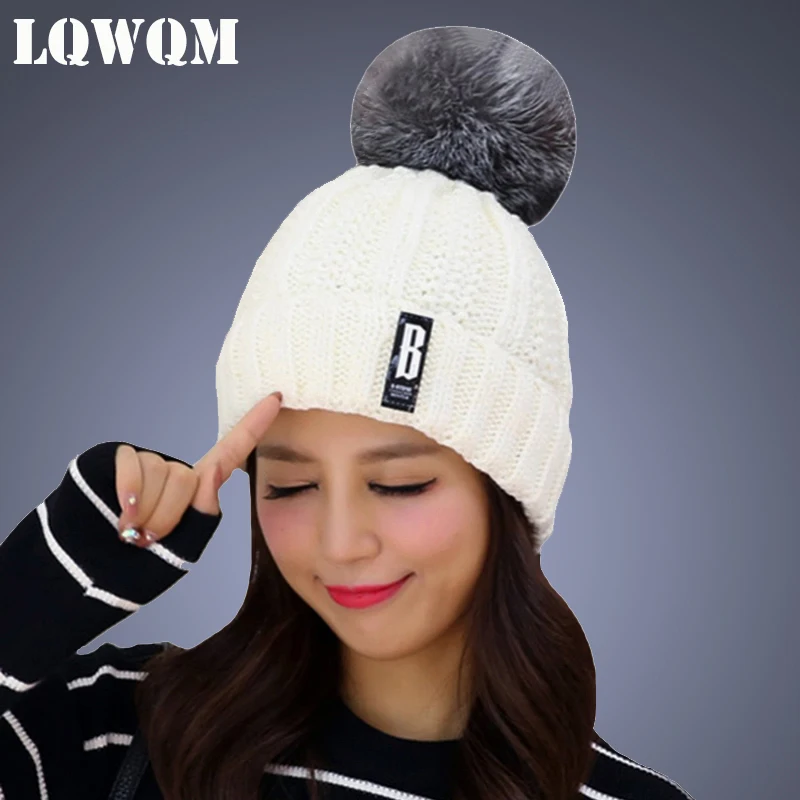 LQWQM new personality fashion hats for women winter hat beanies cap