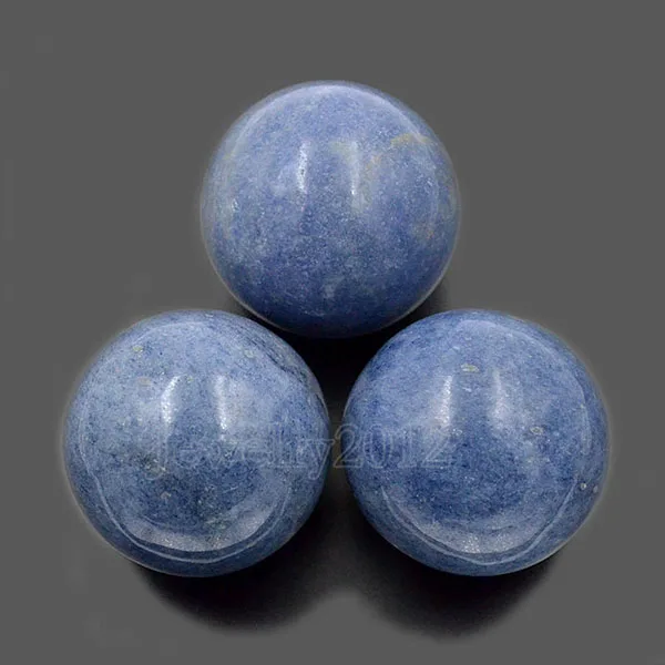 1 шт. 50 мм натуральные драгоценные камни круглый шар кристалл лечебная Сфера массаж рок камни декор модные ювелирные изделия дизайн - Цвет: 09 Kyanite