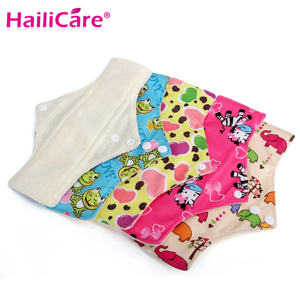 

Cloth Women pad No Leak Regular Bamboo Reusable Menstrual Sanitary Pads Feminine Hygiene Washable Breathable Napkin Panty Liners