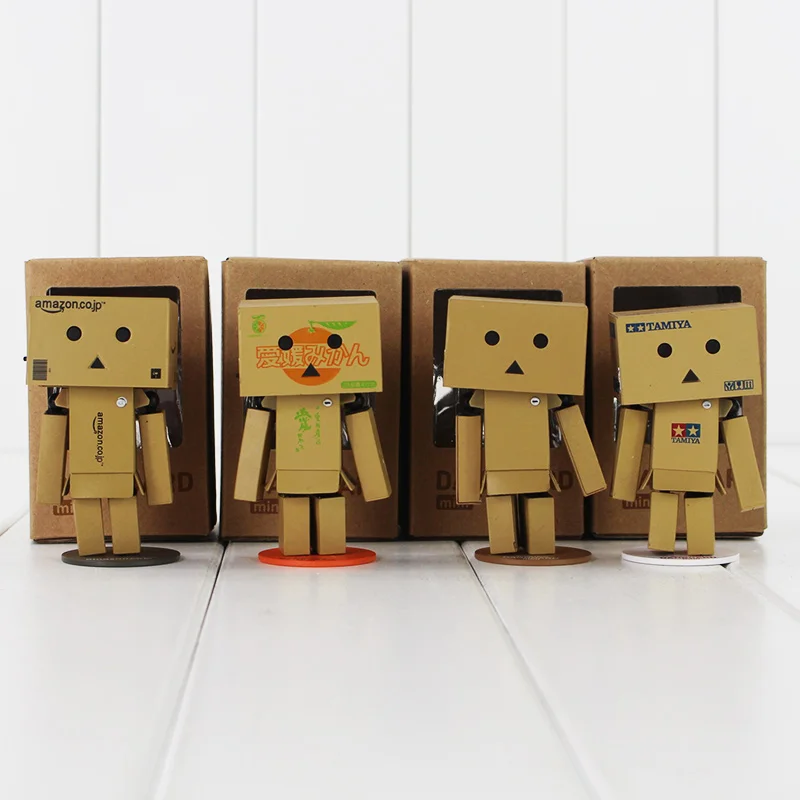 

8cm Danbo man with LED light Action Figure Collection Model Toys gifts for children kids free shipping