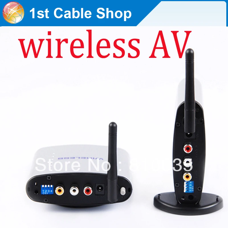 Wireless AV Transmitter&receiver kit with IR extension wireless audio