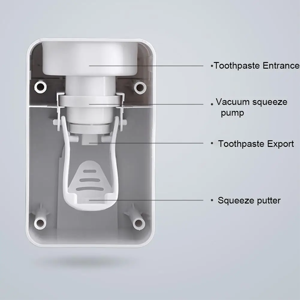 Автоматический диспенсер для зубной пасты, Набор держателей для зубной щетки, аксессуары для ванной комнаты, настенный держатель для зубной щетки, набор инструментов для ванной комнаты