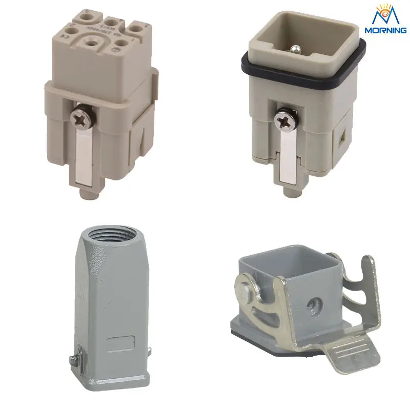 

HQ-005 5+PE 230v/400v 16A Power heavy duty connectors