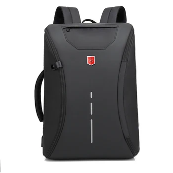 

RUISHISABER Men Backpack Anti-theft Waterproof USB Charging Laptop Backpack Student School Bags For Teenagers Swiss Travel Bag