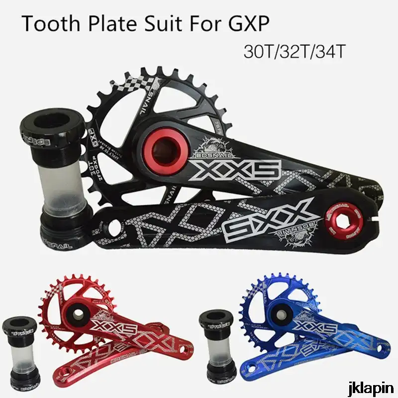 SNAIL GXP 170mm Crank 30//32T//34T Chainwheel MTB Bike Chainring Crankset CNC US