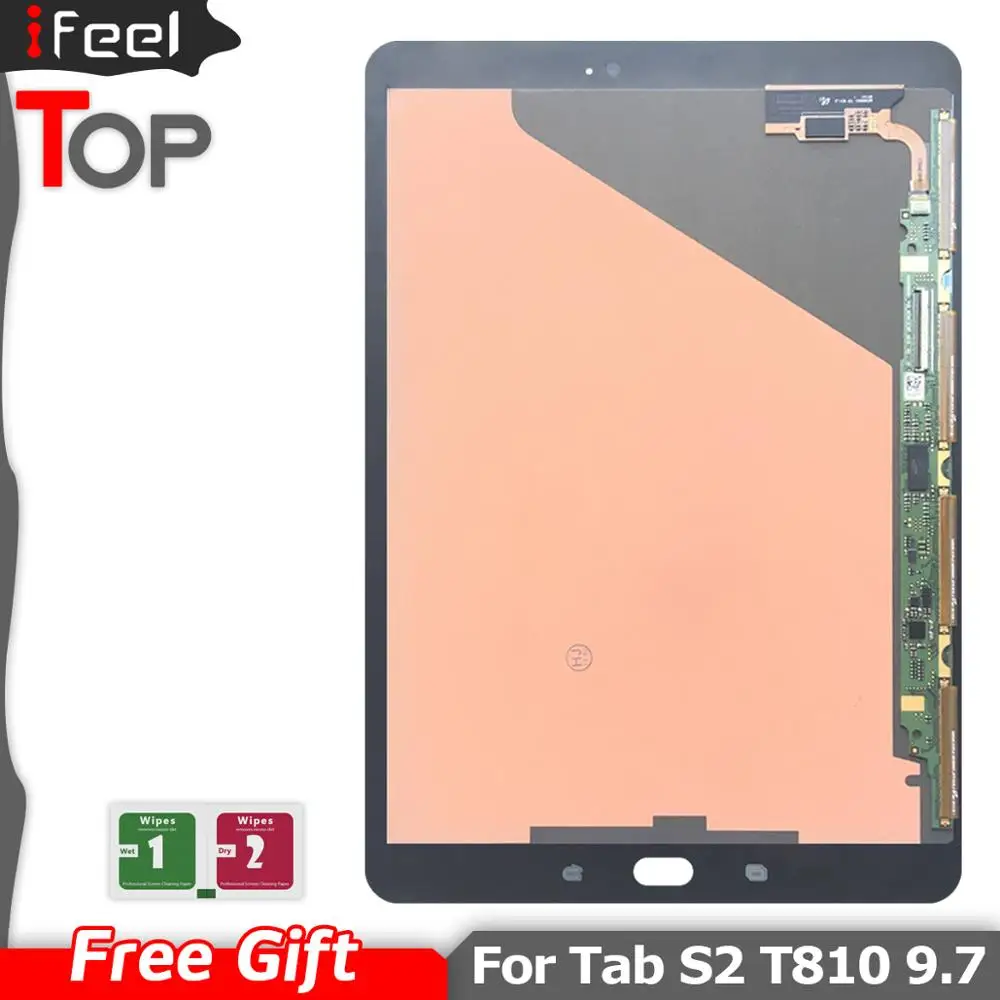 

New LCD For Samsung GALAXY Tab S2 9.7 Inch T810 T815 LCD Display Touch Screen Digitizer Sensors Assembly Panel Replacement