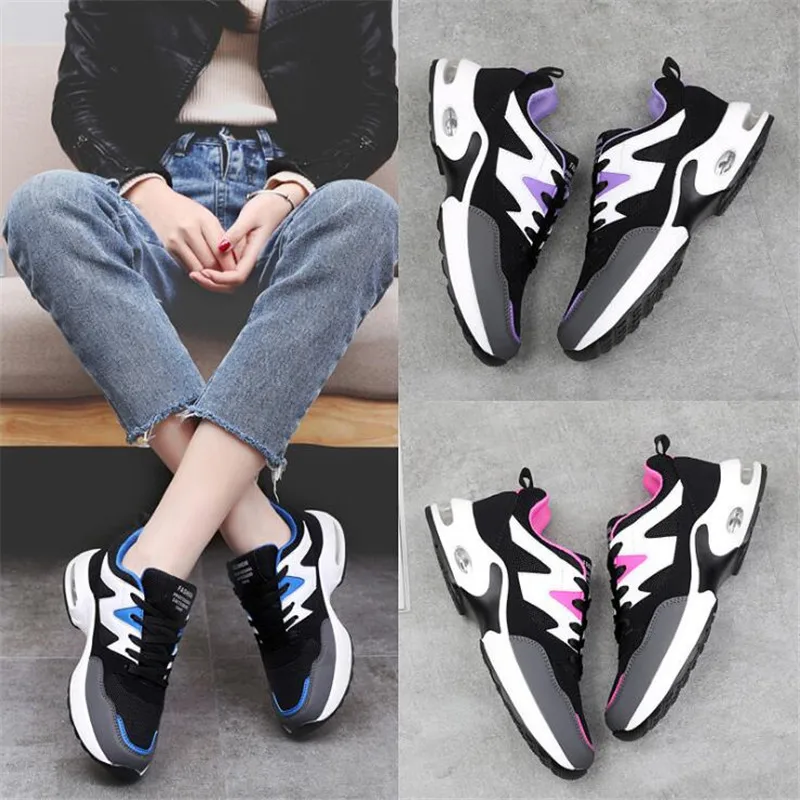 Женская Повседневная обувь из замши на платформе белые кроссовки Chaussure Femme 41