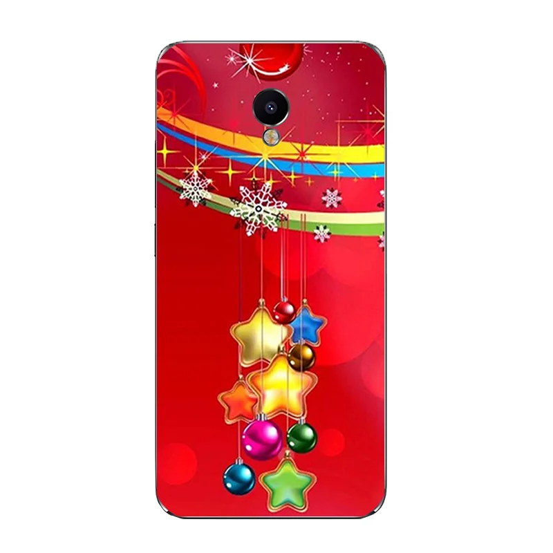 Для Meizu M6 Note MX5 MX6 силиконовый чехол для телефона для Meizu M2 Mini тонкий чехол для Meilan M3E TPU чехол с рождественским узором - Цвет: 9999 15