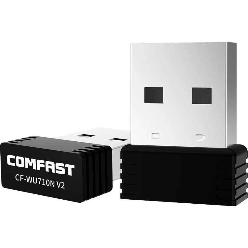Comfast CF-WU710V2 мини usb-адаптер Wi-Fi 2,4G Wi-Fi dongle 150 Мбит/с 802.11b/g/n Wi-Fi излучатель Wi приемник сети антенна