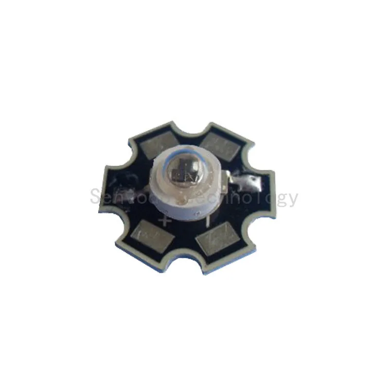 

100X high quality 5W 850nm infrared high power led light beads with Bridgelux 3 chip with heat sink free shipping
